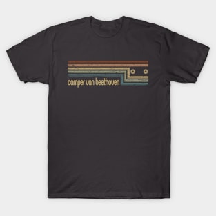 Camper Van Beethoven Cassette Stripes T-Shirt